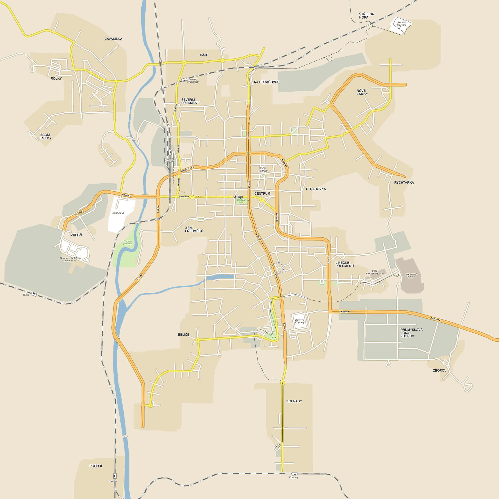 Online mapa